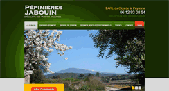 Desktop Screenshot of pepinieresjabouin-varietesanciennes.com